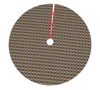 Cityscape Paris Eiffel Tower France Print Festive Christmas Tree Skirt For Decor Xmas Mat Home Party And Ceremonies Supplies