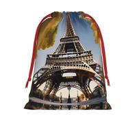 Cityscape Paris Eiffel Tower France Print Practical Drawstring Gift Travel Pouches Men Women Multiple Occasion Daily Carry