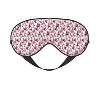 Cityscape Paris Eiffel Tower France Printing All-Occasion Sleep Eye Mask with Double Sides Adjustable Strap Perfect for Shifts & Travel