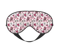 Cityscape Paris Eiffel Tower France Printing Soft Dual-Use Sleep Blocks Light Efficiently Blackout Eye Mask for Sleeping