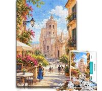 Cityscape with Cathedral Jigsaw Puzzle 1000pcs (70x50cm) for Adults | For puzzle time at home: Adult jigsaw puzzle with 1000 pieces gives adult puzzlers a calm activity to return to.