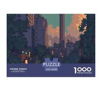 CityscapeBreathtaking Jigsaw Puzzles for Adults Beautiful Scenery A 1000-Piece (Advanced) Assortment of Impossible, Hard, And Difficult Challenging Puzzle Educational Games for Women And Men - A Thril