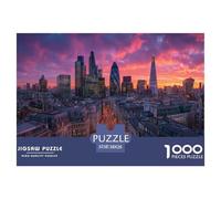 CityscapeColossal Jigsaw Puzzles for Adults Beautiful Scenery A Vast Collection of 1000 Advanced, Seemingly Impossible Challenging Puzzle Game Pieces - A Majestic Gift for Determined Adult And Young A