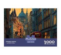 CityscapeFormidable 1000-Piece Jigsaw Puzzles for Adults Beautiful Scenery An Odyssey of Impossible, Hard, And Difficult Challenging Puzzle Educational Games - The Ultimate Gift for Dedicated Adult An