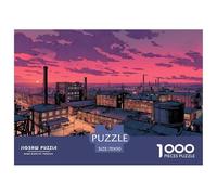 CityscapeOverwhelming 1000-Piece Jigsaw Puzzles for Adults Beautiful Scenery A Crusade Through Impossible, Hard, And Difficult Challenging Puzzle Games - The Most Prestigious Gift for Adult And Teenag