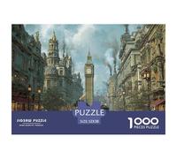 CityscapeProdigious 1000-Piece Jigsaw Puzzles for Adults Beautiful Scenery Consisting of 1000 Seemingly Insurmountable Challenging Puzzle Educational Pieces - Forged As A Legacy Gift Jigsaw Puzzles Fo
