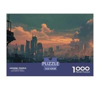 CityscapeUltimate Challenge Jigsaw Puzzles for Adults Beautiful Scenery Conquer The 1000-Piece (Advanced) Impossible, Hard, And Difficult Challenging Puzzle Educational Games - This Is The Pinnacle Gi