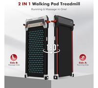 CITYSPORTS PRO Walking Pad 2-in-1 with 6% Incline & Massage Function 1-6 km/h