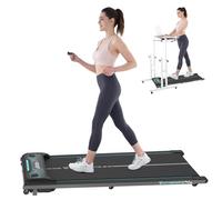 CITYSPORTS Treadmills for home,Under Desk Treadmill Ultra Slim Walking Pad with Remote,LED Display and Bluetooth Speaker,Compact Motorised Treadmill,No Assembly (CS-WP6)