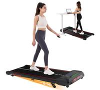 CITYSPORTS Walking Pad,14% Incline Under Desk Treadmill,6 km/h,Portable | LED Indicator Bar, Portable Mini Treadmill for Home, Walking Running Machine with Remote Control, Bluetooth