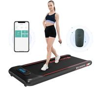 CITYSPORTS Walking Pad,Portable Treadmill for Home,Under Desk Treadmill Motorized Electric with LED Display,1-6KM/H Adjustable Speeds,No Assembly,Quiet & Lightweight (Black)