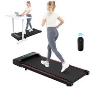 CITYSPORTS Walking Pad,Treadmill with Remote,1-6km/h Under Desk Treadmill,LED Display,120kg Capacity,No Assembly,Portable Treadmills for Home and