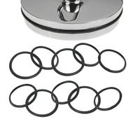 Citystores® 10 Pack 38mm O Ring Bath Plug Drain Stopper | Metal Bathroom O-Ring Hair Trap Seals & Prevents Leaks