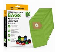 Citystores® 10 Pack Vacuum Cleaner Bags for Henry, Hetty, Harry, James & George by Numatic | Replacement Hoover Dust Bags | High Filtration, Strong Multi-Layer Bags