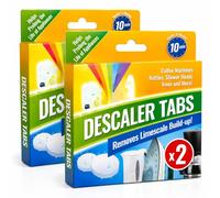Citystores® 2 Pack Descaler Tablets - 8 Limescale Remover Cleaning Tablets for Coffee Machines, Kettles, Washing Machines, Dishwashers & Steam Irons | Fast Dissolving Appliance Cleaner