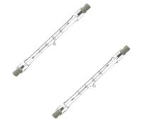 citystores® 2 Pack Dimmable R7S 78mm 120W Halogen Bulb | Linear Halogen Light for Projector, Security, Landscape, Floodlight, Garden Lighting | Energy Efficient, Bright, Easy to Install
