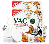 Citystores® 2 Pack Summer Meadow Vacuum Cleaner Air Fresheners - 12 Extra Strength Fragrance Discs for Pet Owners | Fits Most Vacuum Cleaners | Long Lasting Fresh Summer Meadow Scent
