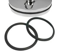 Citystores® 2 Pack x 45mm Rubber O-Ring Seal for Bath Plug - Drain Plug Stopper Gasket for Metal Bathroom Hair Trap