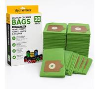 Citystores® 20 Pack Vacuum Cleaner Bags for Henry, Hetty, Harry, James & George by Numatic | Replacement Hoover Dust Bags | High Filtration Multi-Layer Bags