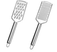 Citystores® 24cm Stainless Steel Kitchen Grater Cheese Grater Vegetable Slicer Zester Garlic Grater Parmesan Cheese Grater Hand Grater Carrot Shredder