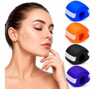 Citystores® 3 Pack Jaw Exerciser Type 2 - Rounded Design Face, Jawline & Neck Toner for Firming & Toning - Silicone Jawline Exerciser - Facial Fitness Tool
