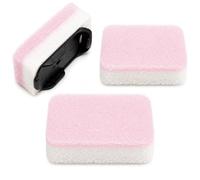 Citystores® 3 Pack Non-Scratch Dish Matic Compatible Sponge Refills - White Antibacterial Washing Up Sponge Heads for Dishmatic Handles, Kitchen Cleaning, Pots, Pans & Dishes