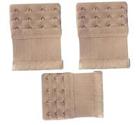 citystores® 3 Pack Nude 4-Hook Bra Extender | Adjustable Bra Strap Extension | Soft, Comfortable, and Elastic | Perfect for Maternity, Weight Changes, and Everyday Comfort