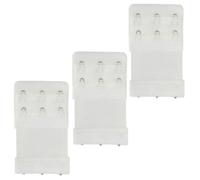 citystores® 3 Pack White 3-Hook Bra Extender Adjustable Bra Strap Extension for Maternity, Weight Fluctuation & Everyday Comfort