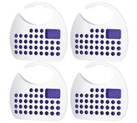 Citystores® 4 Hangers Hanging Moth Repellent for Wardrobes Lavender Scented Moth Killer Freshener | Long-Lasting Protection Closet & Drawer Deodorizer Non-Toxic