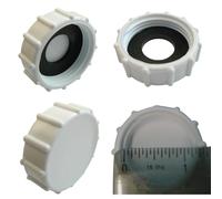 Citystores® 4 Pack Appliance Waste Trap Blanking Cap & Washer Blank 32mm | Stop Ends for Washing Machine, Dishwasher & P-Trap Waste Pipe Seals