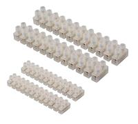Citystores® 4pc Terminal Connector Blocks - Wire Joiners Choc Blocks Terminal Strips - 3 Amp & 5 Amp Electrical Cable Connectors for Lighting, Wiring Repairs & DIY Electrical Connections