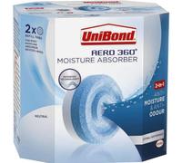 Citystores® Aero 360 Refills Pack of 2 - Neutral Moisture Absorber Replacement Tabs for Dehumidifiers, Damp Traps & Moisture Collectors