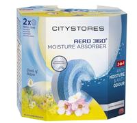 Citystores® Aero 360 Refills - Pack of 2 Wild Flower Dehumidifier Refills for Damp & Mould Traps - Moisture Absorber Replacement Tabs