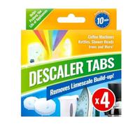 4 Descaler Tablets Limescale Remover Washing Machine Cleaner Dishwasher Cleaner Kettle Iron Cleaner Coffee Machine