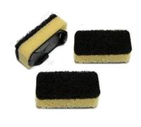 Citystores® Dish Matic Black Extra Heavy-Duty Washing-Up Sponge Refill Heads with Antibacterial Abrasive Kitchen Washing-Up Handle Refills Pack of 3 2825