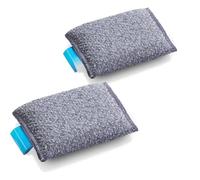 Citystores® EC 2 Pack Non Scratch Scrubbing Pads Durable Kitchen Cleaning Sponge for Pots Pans Dishes & Surfaces Heavy Duty Yet Gentle Scrubbers Multi Purpose Scrub Pad Set for Household