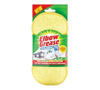 Citystores® EG Scrubbing Pad Dual Sided Sponge Washable Reusable Non-Scratch Tough Stains Yellow 9156