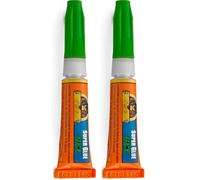 Citystores® GO Super Glue Gel 3g (2 Pack) - All Purpose, Fast Setting, No Run Formula with Anti Clog Cap for Metal, Ceramics, Leather & More