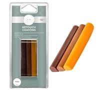 Citystores® LB Mixed Retouch Crayons 3pk Wood Repair Sticks Perfect for Scratches, Nicks, and Furniture Touch-Ups Easy to Use Wood Filler Crayons
