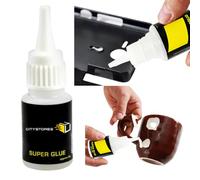 Citystores® MF Super Glue Ultra Strong Glue Clear Glue Fast Drying All-purpose Adhesive For Metal Plastic Ceramic Wood Rubber Glass Diy Repairs 20g