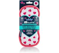 Citystores® MNK M Cloth Antibacterial Pad - Love Heart Microfibre Cleaning Pad, Dual-Sided Non-Scratch Kitchen Sponge, Reusable Design (3355)