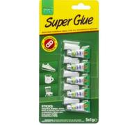 Citystores® Super Glue Fast Drying Adhesive Instant Bond For Metal Plastic Ceramic Rubber Wood All-purpose Strong Superglue 5 X 1g