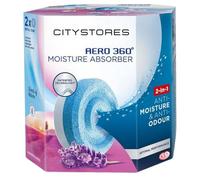 Citystores® Unibond Aero 360 Refills - Pack of 2 Lavender Dehumidifier Refills for Damp & Mould Traps - Moisture Absorber Replacement Tabs
