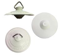 Citystores® Universal Self Seating Bath Plug Drain Stopper For Basin Sink Self Sealing Fits Most Sizes For Bathroom Kitchen Pop-Up Waste