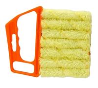 Citystores® Venetian Blind Cleaner 7 Prong Blind Duster Brush with Microfiber Sleeves Window Slat Cleaner for Aluminium, Wood & Plastic Blinds Reusable Dust Remover for Home, Office & Car