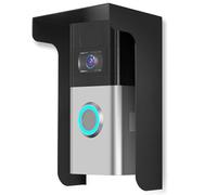 Citywalk Doorbell Rain Cover Ring Doorbell Anti-Glare Cover, Steel Doorbell Weather-Blocking Cover Protection for Most Doorbells