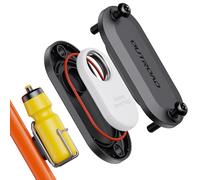 CITYWAY SmartTag2 Bike Mount, IPX8 Waterproof GPS Tracker Holder for Galaxy, Hidden Under Bottle Cage or Alone, Extended M5 Black Screws (1 Pack-Black)