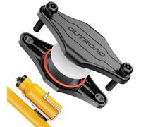 CITYWAY Waterproof AirTag Bike Mount, Hidden Under Bottle Cage | M5 Black Security Screws | Light Weight, Inconspicuous Security (Black)