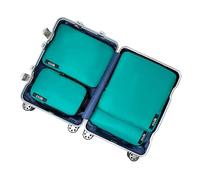 ciúb Compression Packing Cubes Set - 4 Pack | Fit 40% More in Your Luggage | Premium Travel Organiser with Dual-Zipper Compression (Green, 4-Pack)