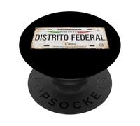 Ciudad de México License Plate Mexican Travel Vacation Beach PopSockets Adhesive PopGrip